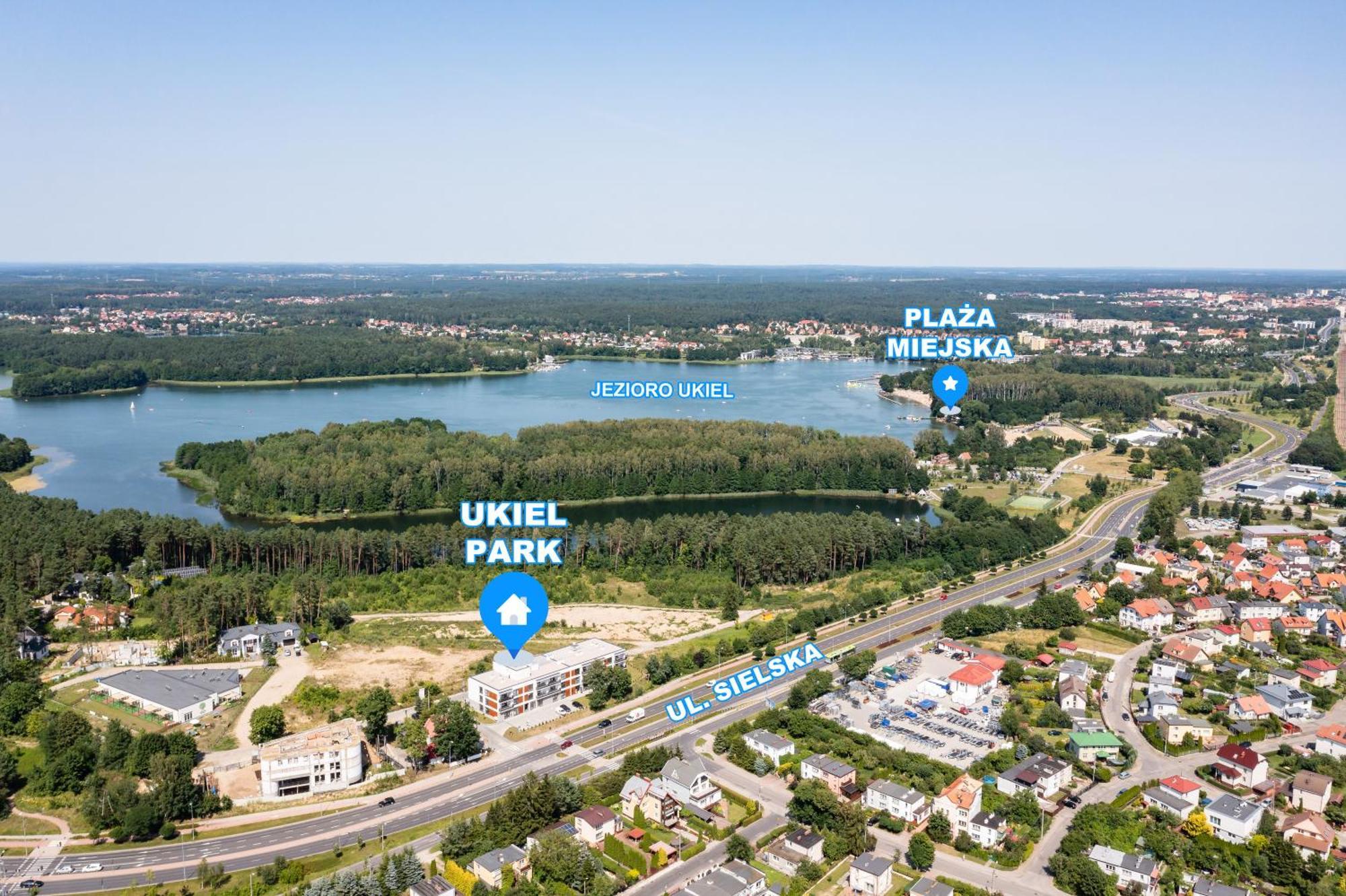 Apartament Ukiel Park 7 Przy Plazy Miejskiej - Klimatyzacja,Free Parking,Fv Olsztyn  Extérieur photo